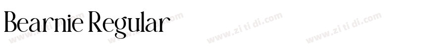 Bearnie Regular字体转换